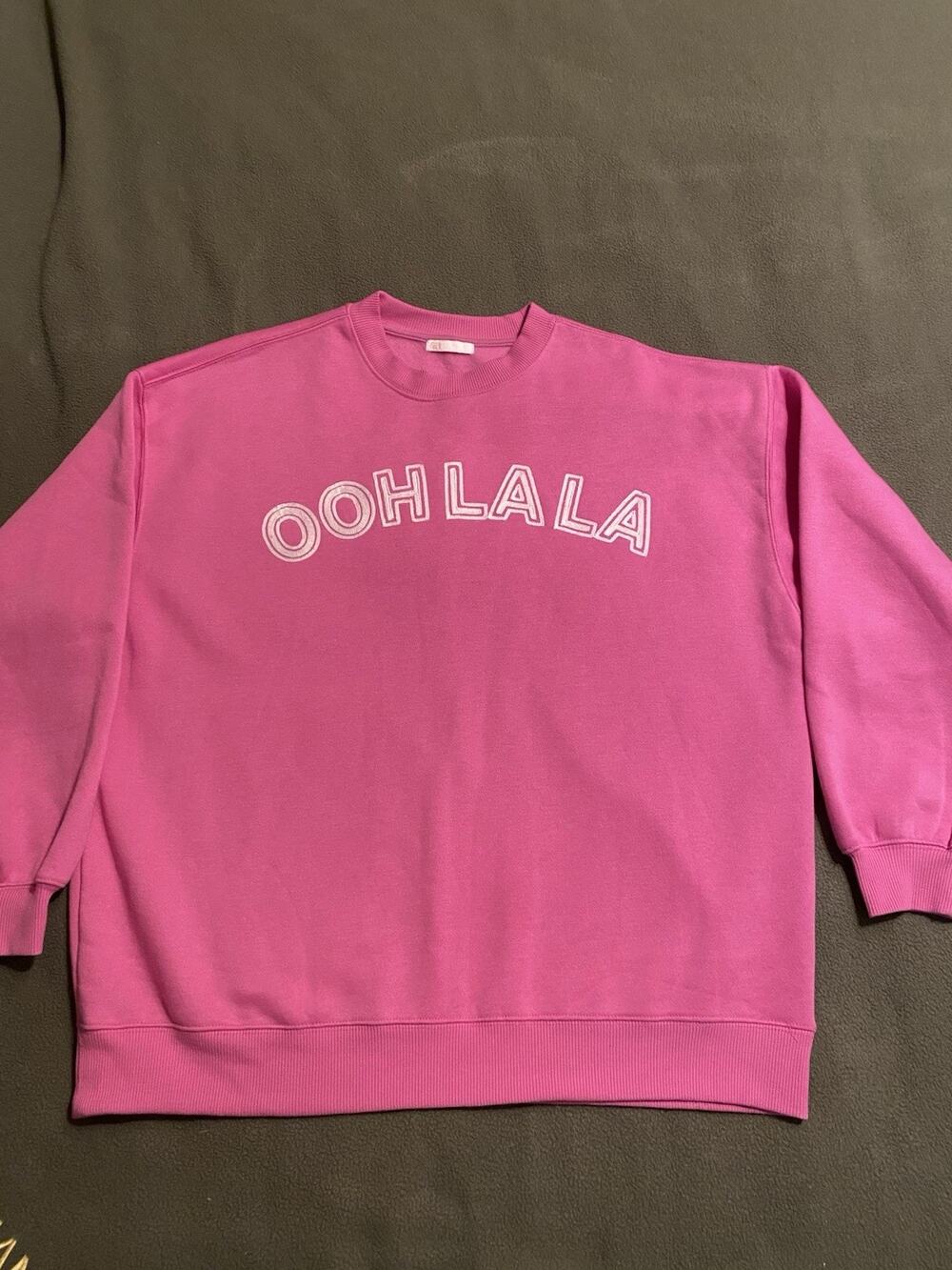 GB Pink Sweatshirt Ooh Lala Sz S